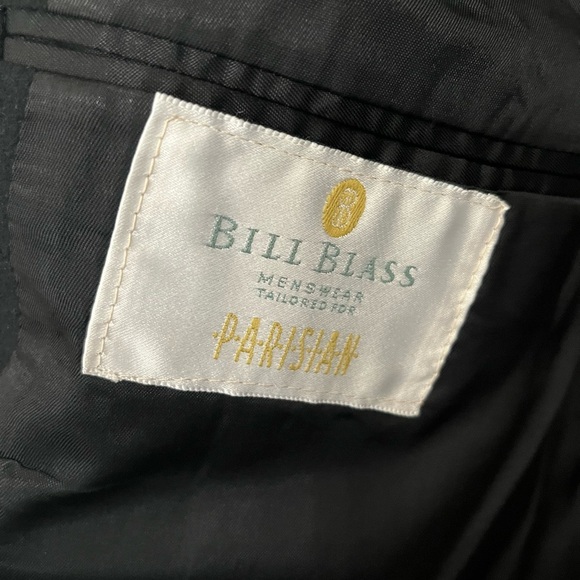 Vintage sport coat camel hair tweed blazer Bill Blass Parisian - Picture 3 of 4